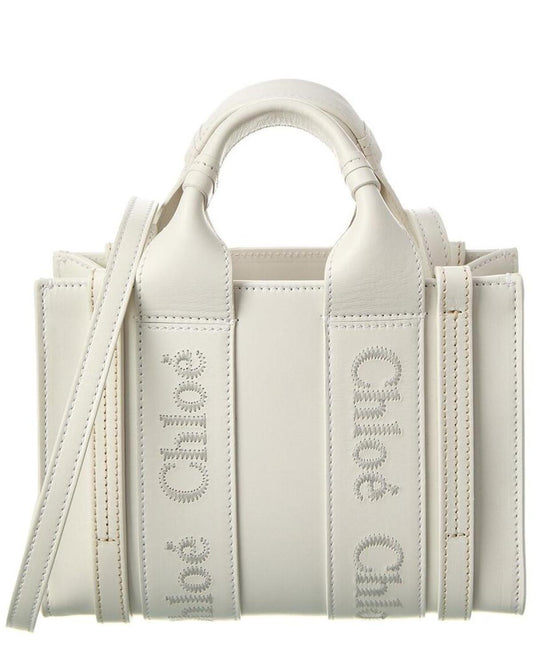 Chloé Woody Mini Leather Tote