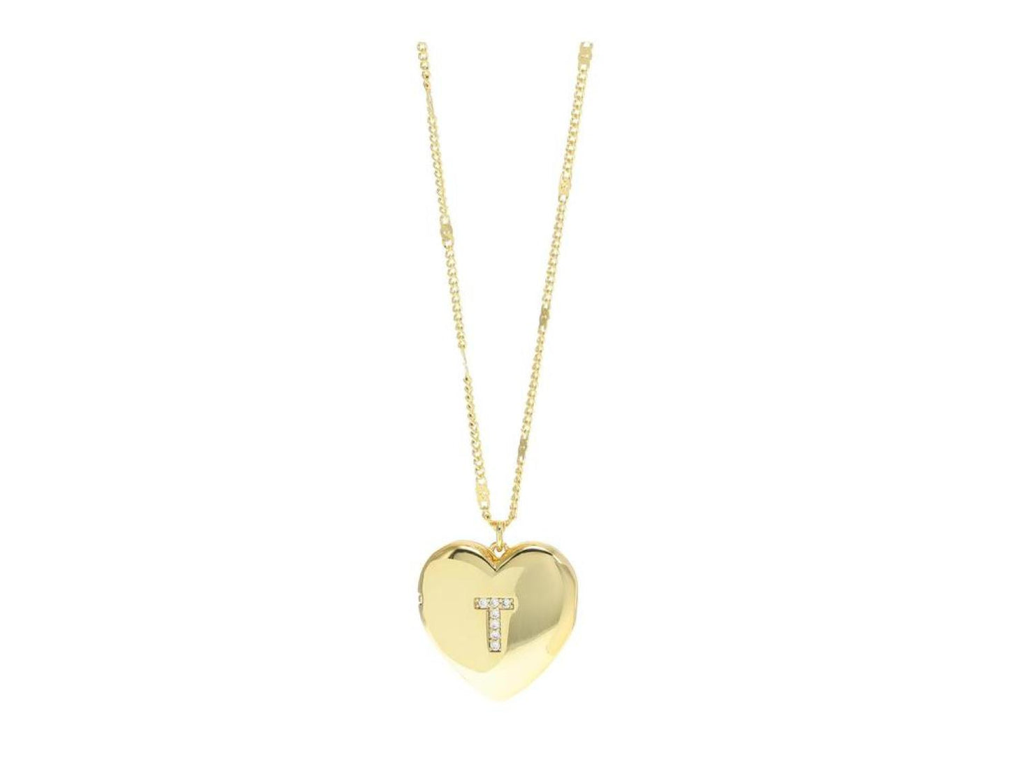 T Heart Locket