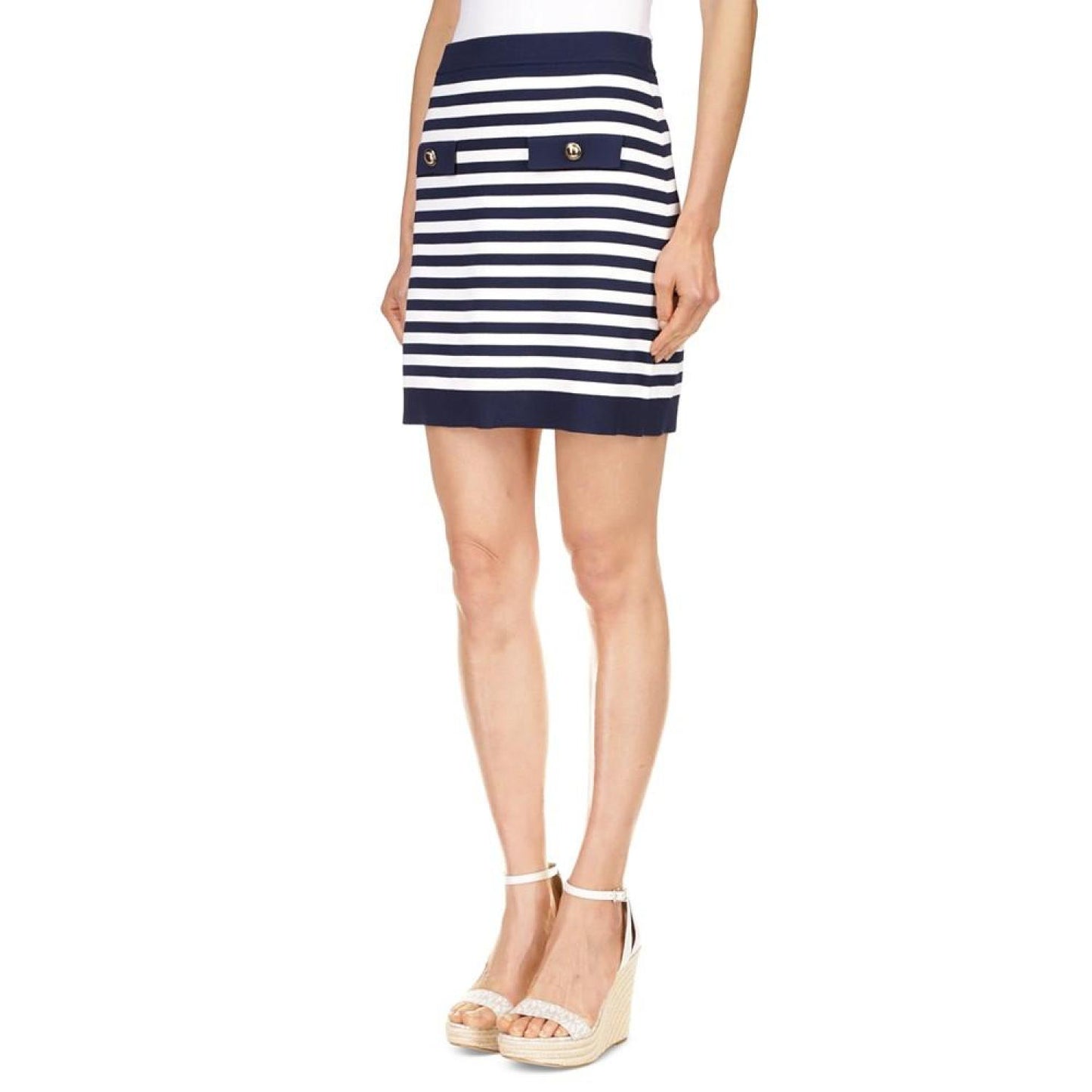 Women's Striped Mini Skirt