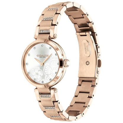 Women's Park Carnation Rose Gold-Tone Bracelet Watch 30mm