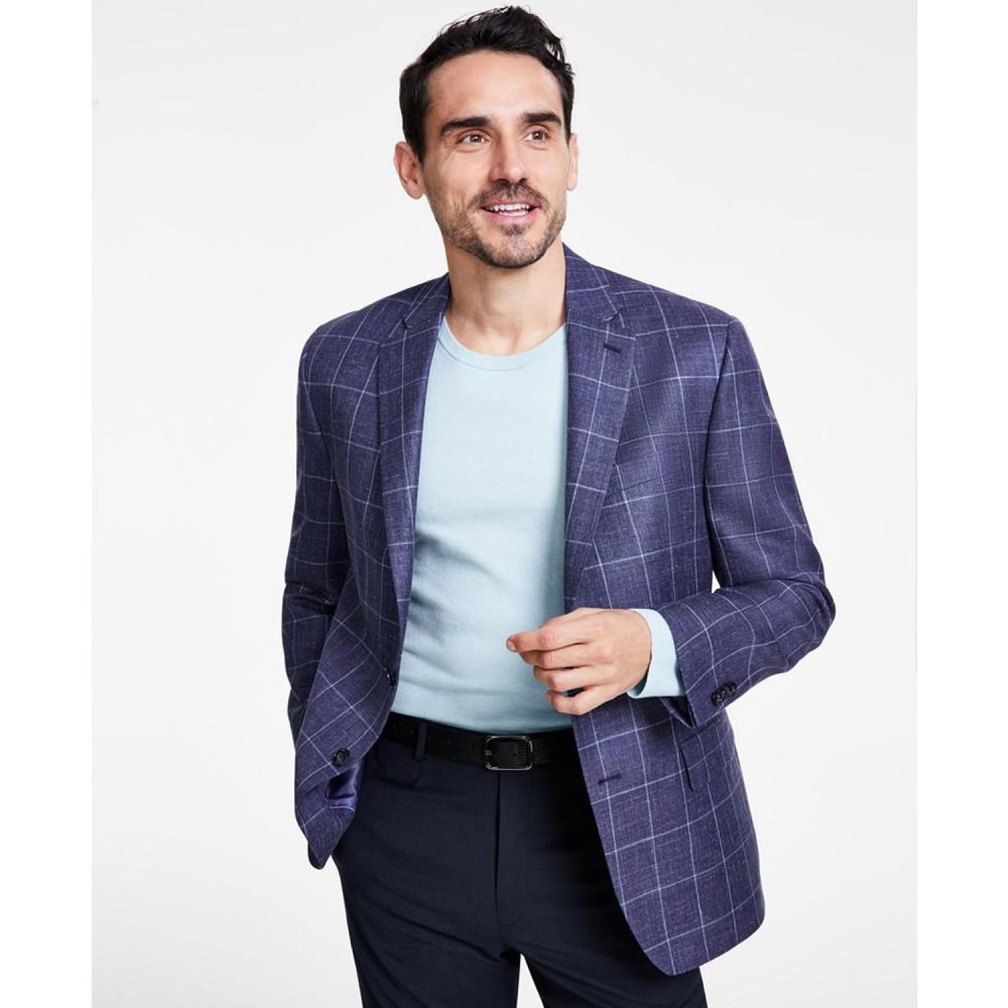 Men's Classic-Fit Plaid Sport Coat