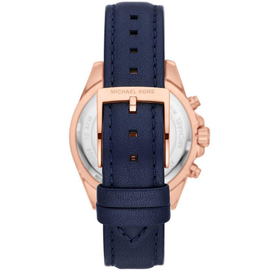 Women's Bradshaw Chronograph Navy Leather Strap Watch 36mm