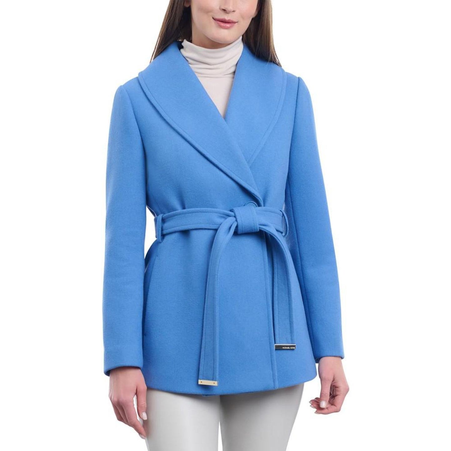 Women's Belted Shawl-Collar Coat