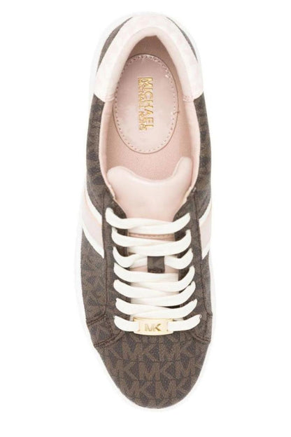 Michael Kors Monogram Printed Low-Top Sneakers