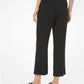 Double Crepe Sablé Straight-Leg Trousers