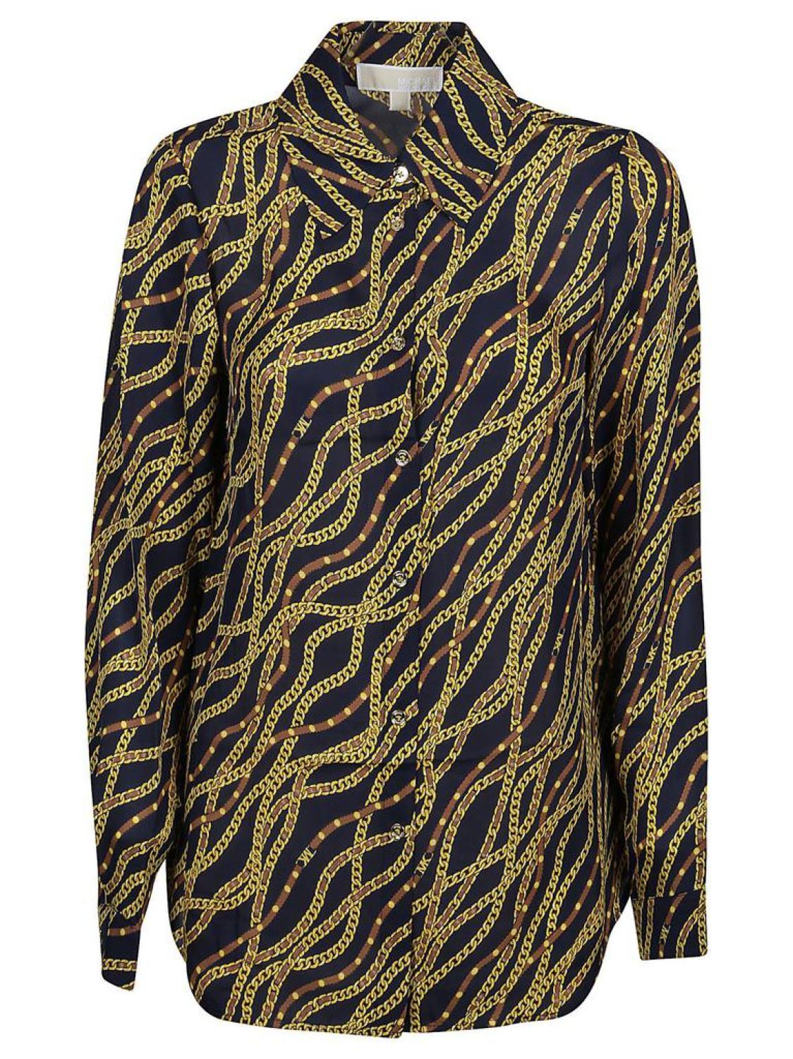 Michael Michael Kors Status Print Georgette Blouse