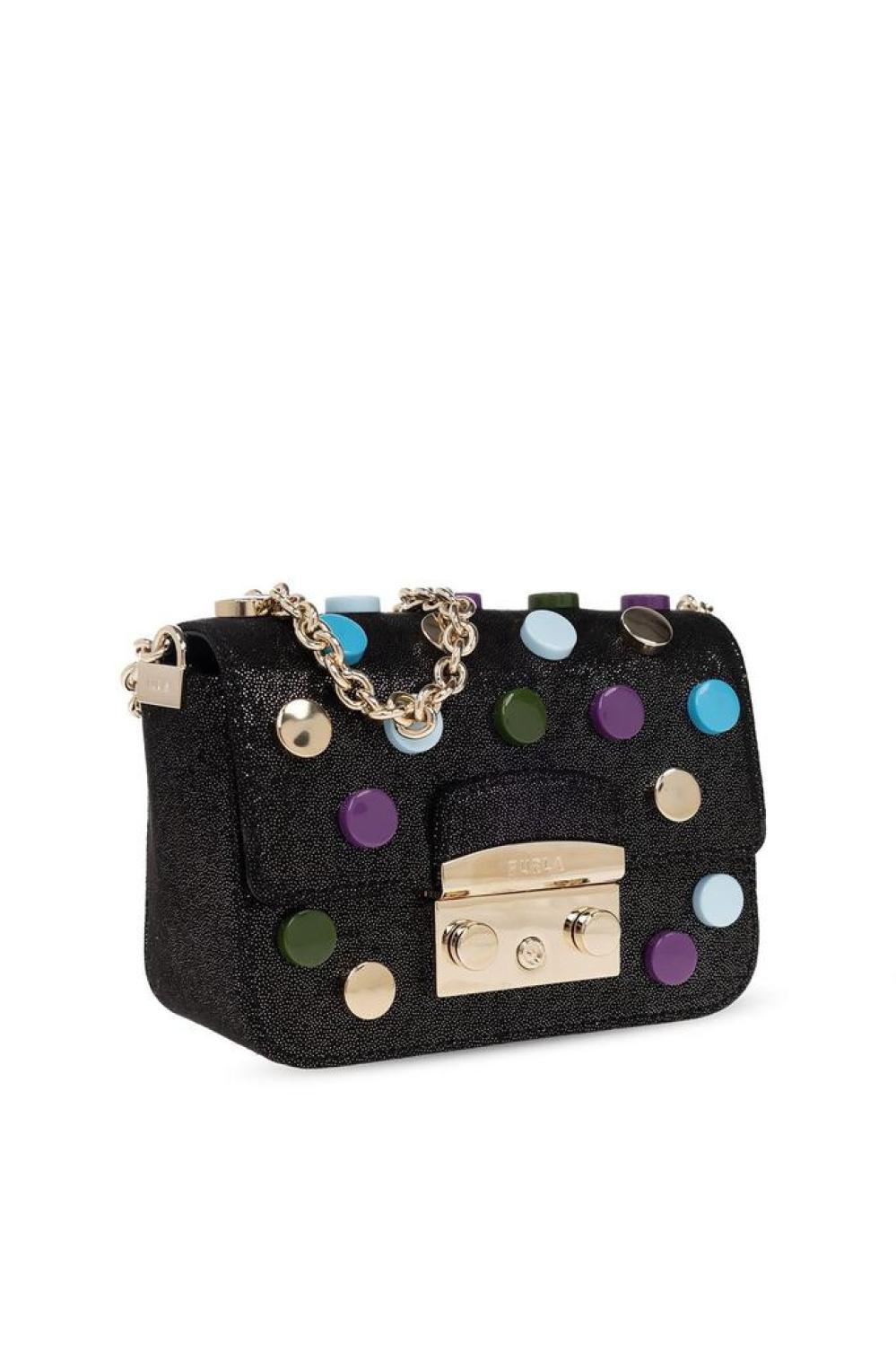 Furla Metropolis Embellished Mini Shoulder Bag