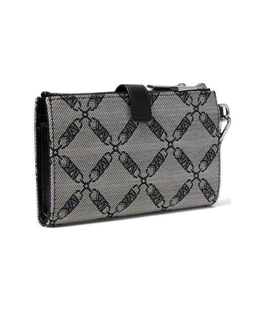 Jet Set Double Zip Wristlet