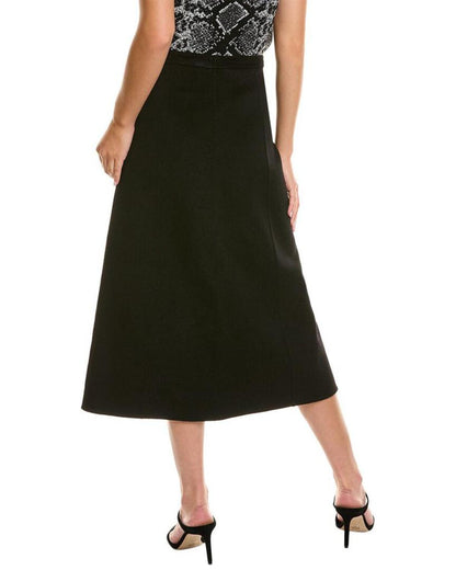 Michael Kors Mid-Calf Wool & Angora-Blend Skirt