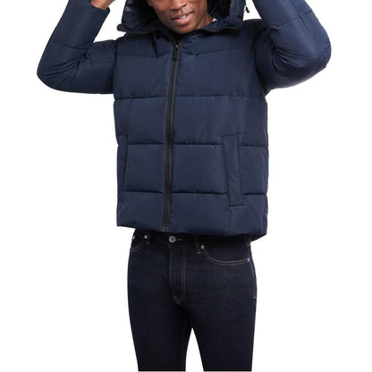 Men's Quilted Hooded Puffer Jacket