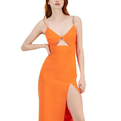 Women's Cutout Strappy Midi Dress