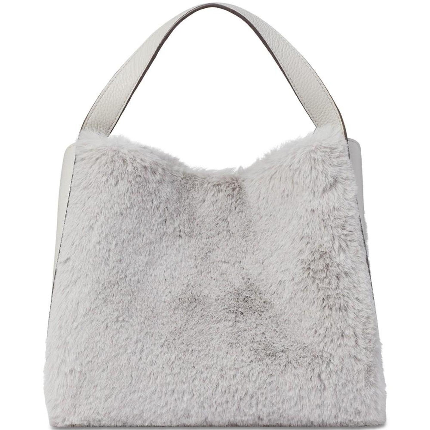 Knott Faux Fur Small Crossbody Tote