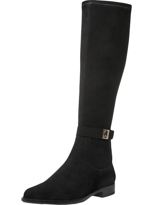 Verona Womens Leather Tall Knee-High Boots