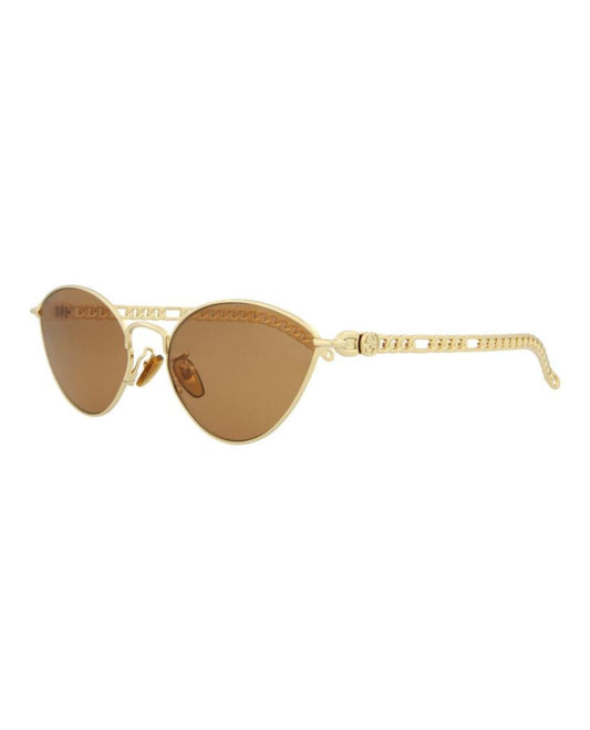 Cat Eye-Metal Frame Sunglasses