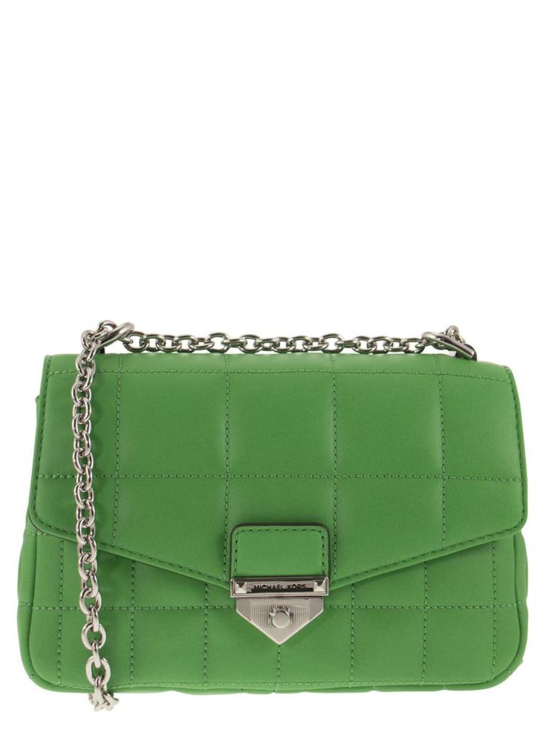 Michael Kors Collection Soho Chain-Linked Quilted Shoulder Bag