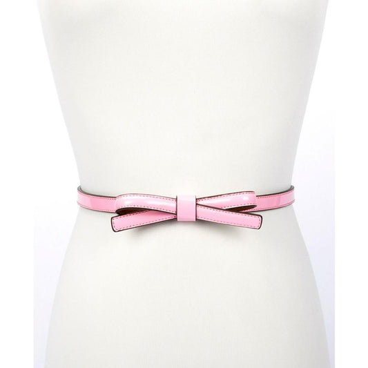 Women's 12mm Patent Shoestring Bow Belt