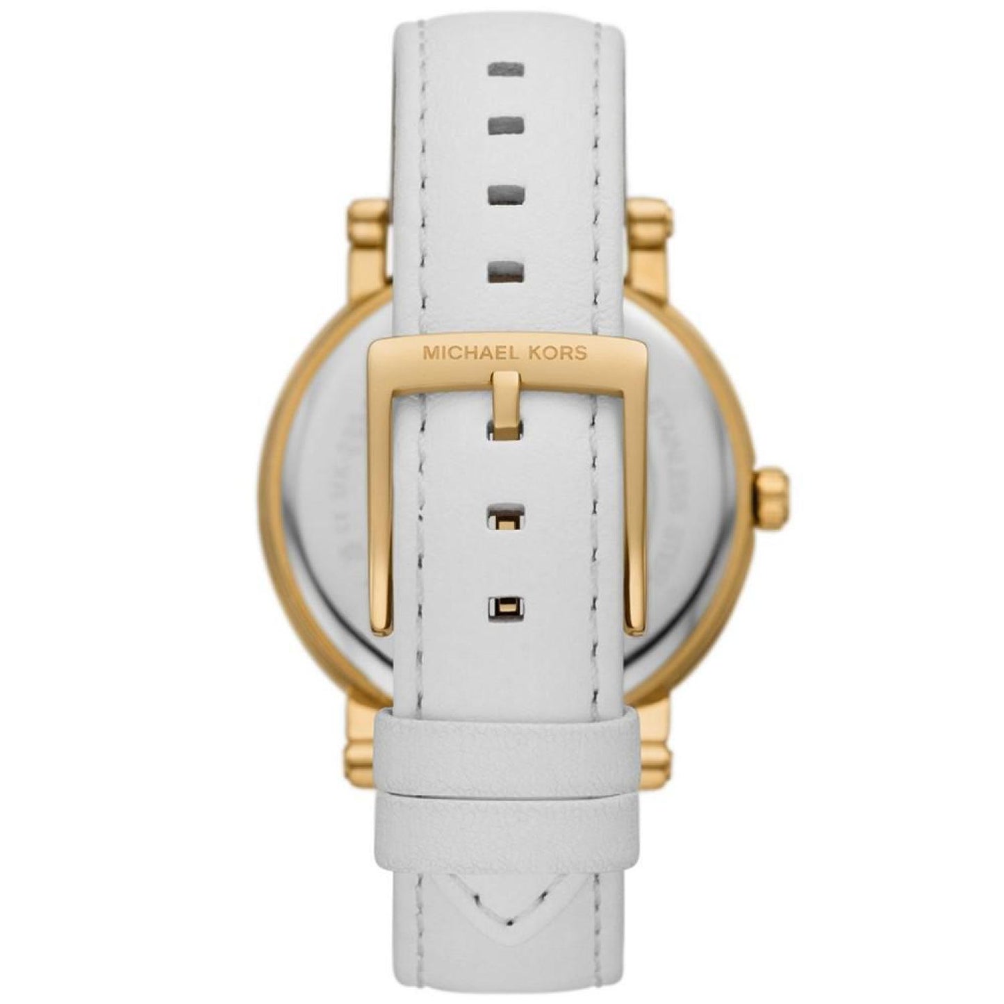 Women's Corey Three-Hand White Leather Watch 38mm