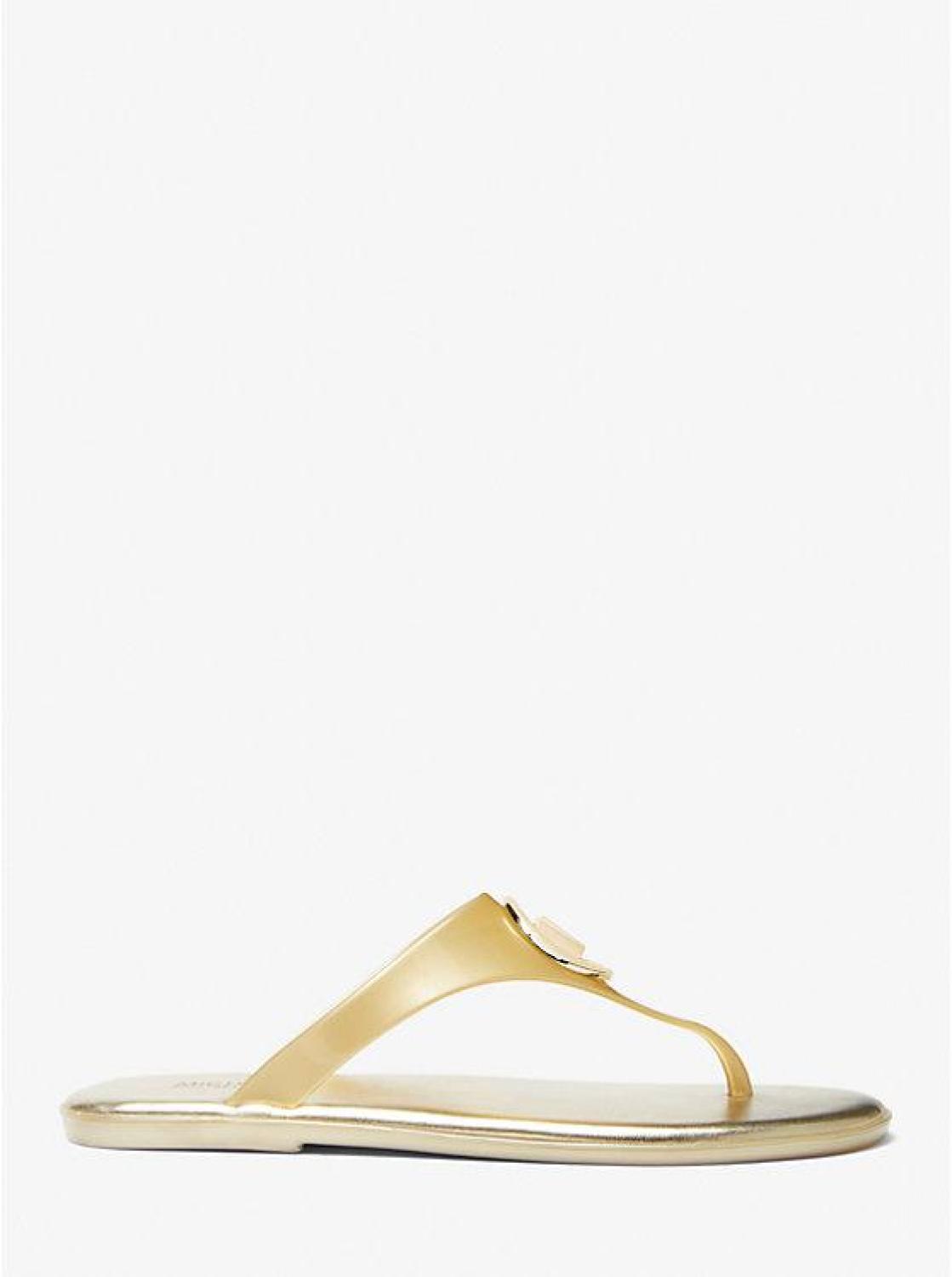 Carmen Metallic PVC Jelly Sandal