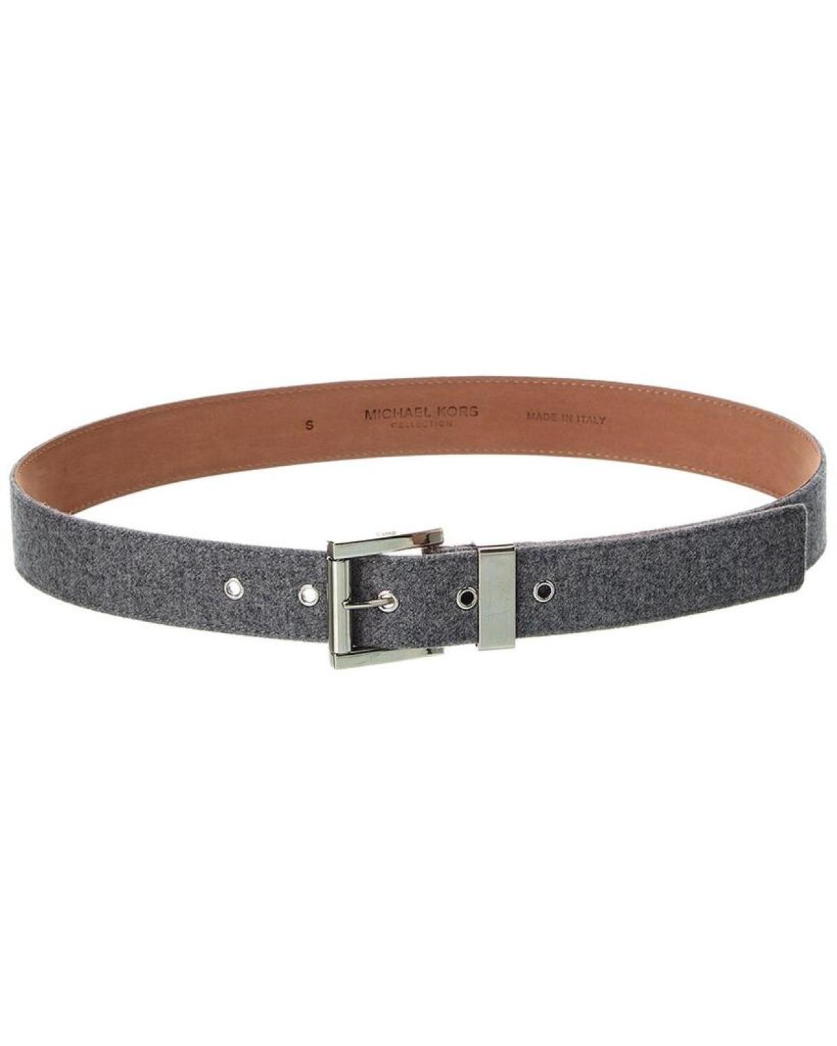 Michael Kors Collections Flannel Waist Belt