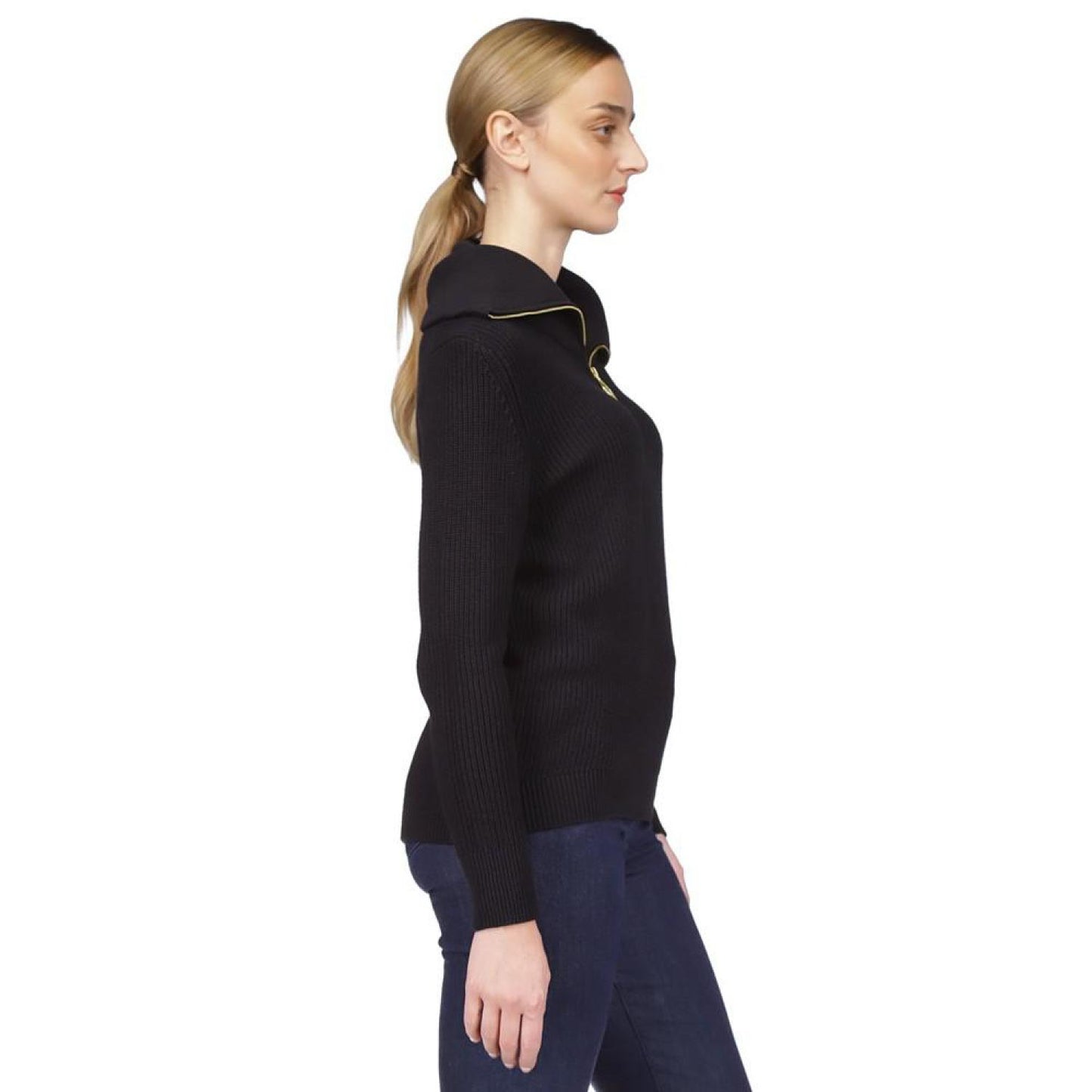 Women's Half-Zip Sweater, Regular & Petite