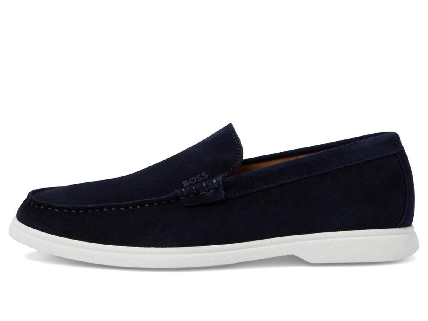 Sienne Suede Loafers with Contrast Rubber Sole