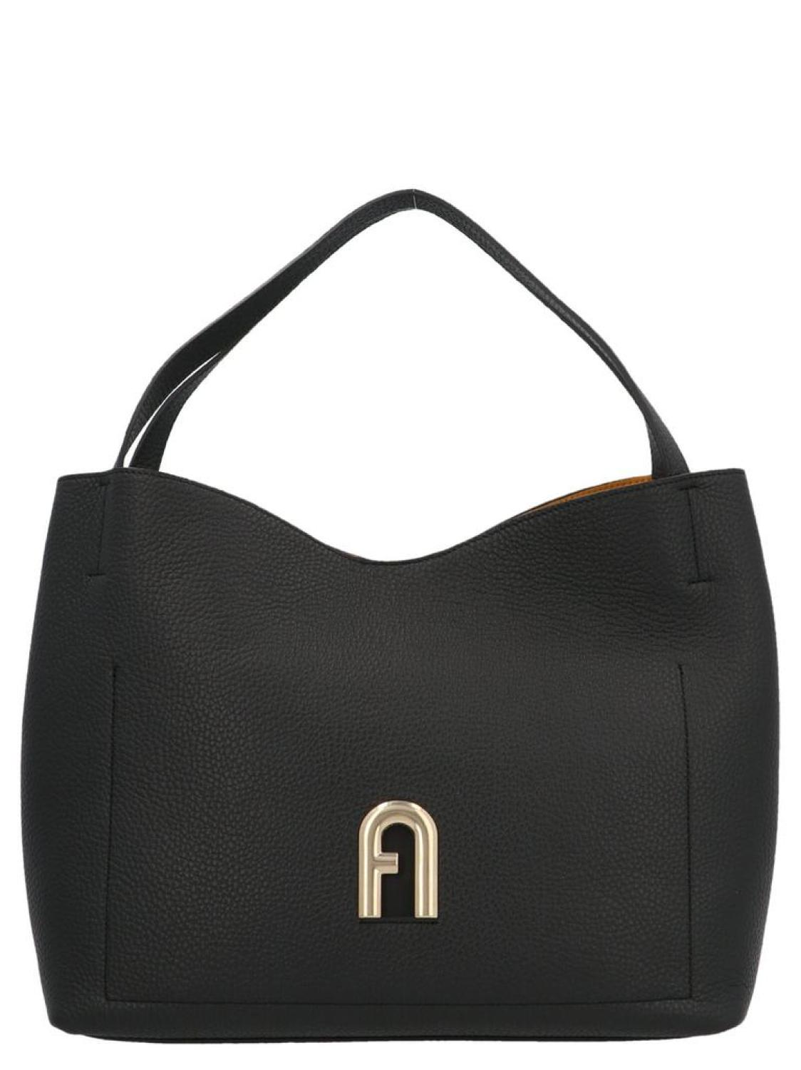 Furla Logo Detailed Large Shoulder Bag