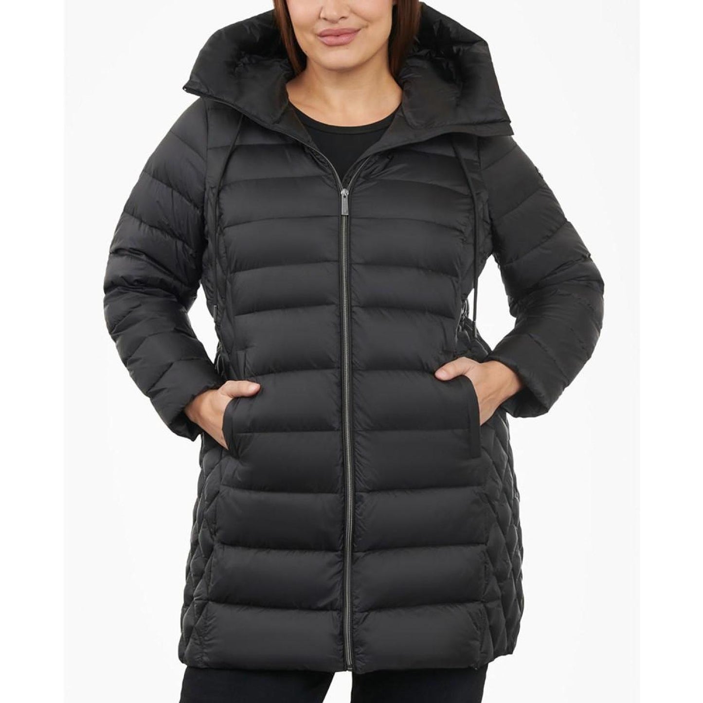 Women's Plus Size Hooded Down Packable Puffer Coat