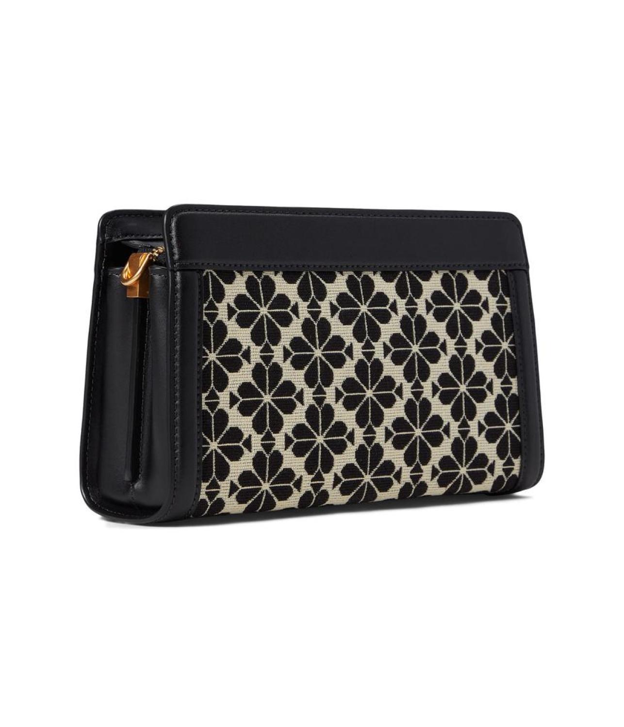 Spade Flower Jacquard Medium Crossbody