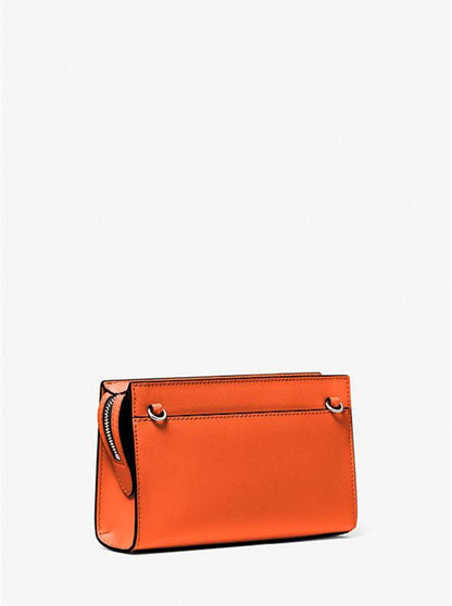 Sheila Small Faux Saffiano Leather Crossbody Bag