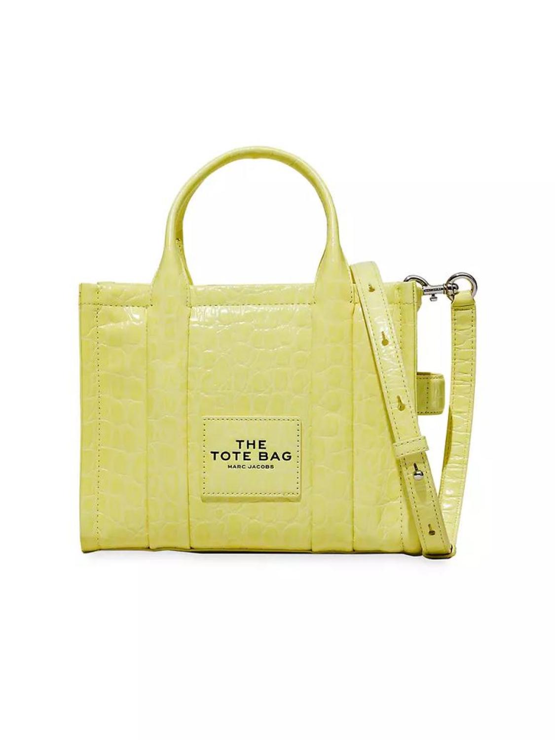 The Croc-Embossed Small Tote