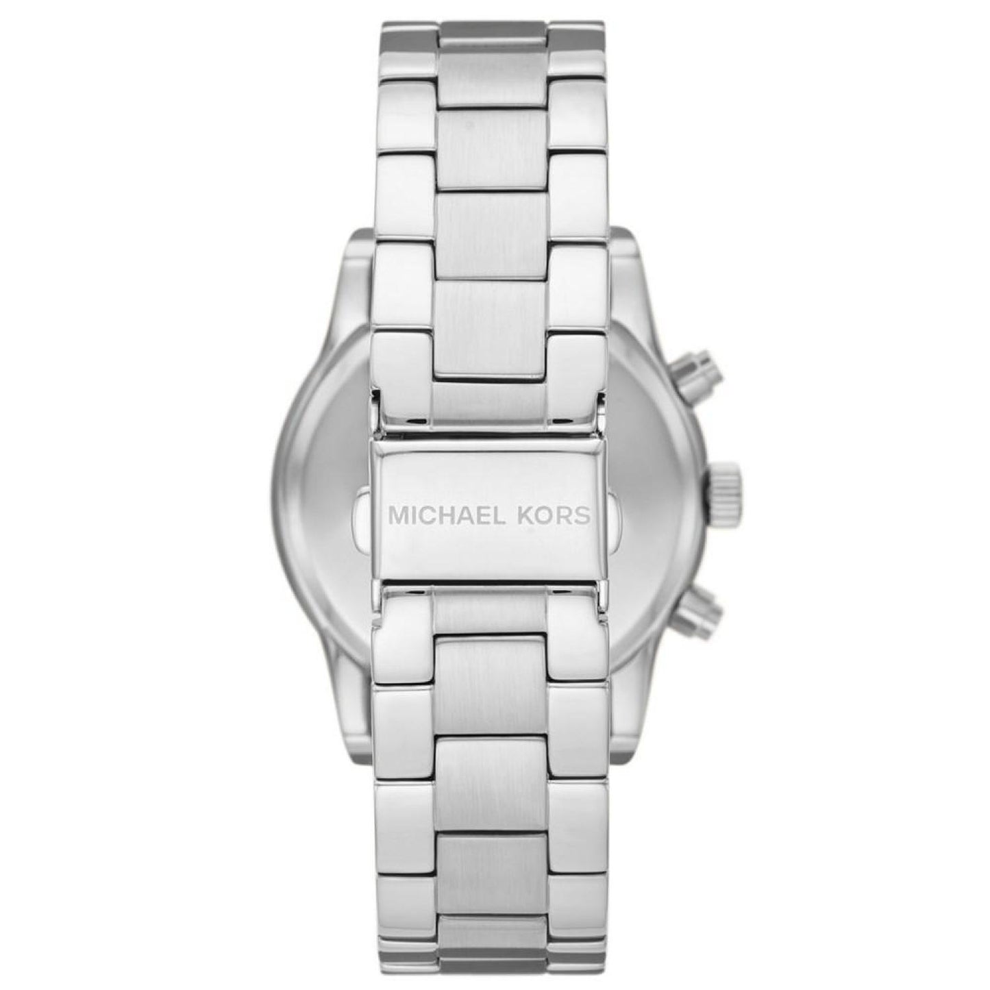 Women's Ritz Chronograph Silver-Tone Stainless Steel Bracelet Watch 37mm