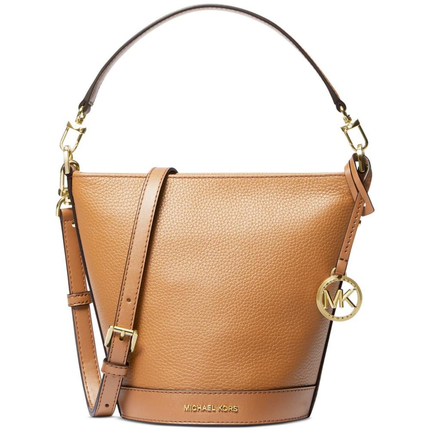 Townsend Small Leather Top-Zip Convertible Bucket Crossbody