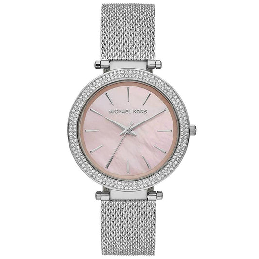 Michael Kors Women's Classic Pink mother of pearl Dial Watch