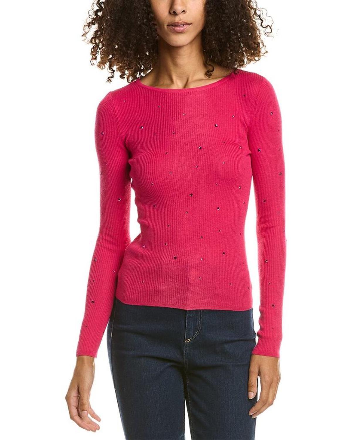 Max Mara Studio Fiorina Silk & Wool-Blend Sweater