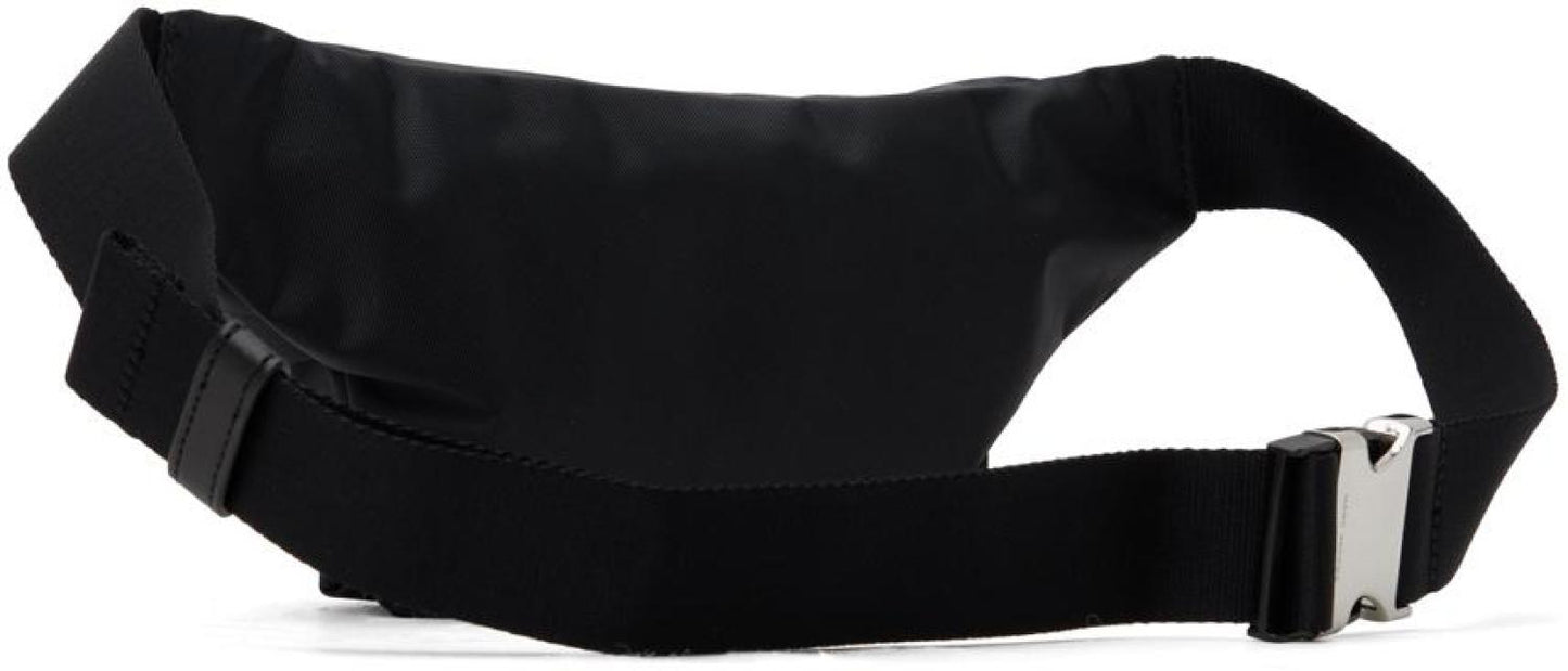 Black 'The Biker Nylon Belt Bag' Pouch