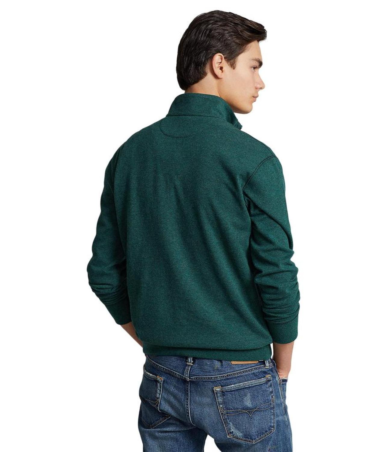 Luxury Jersey Quarter-Zip Pullover