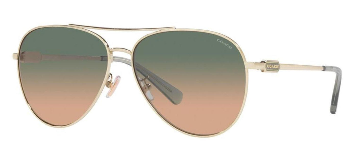 Coach 0HC7140 900513 Aviator Sunglasses