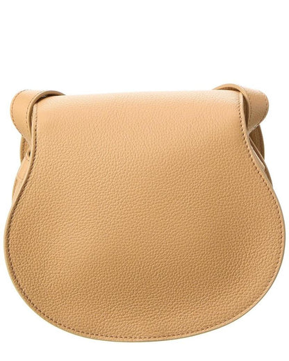 Chloé Marcie Small Leather Saddle Bag