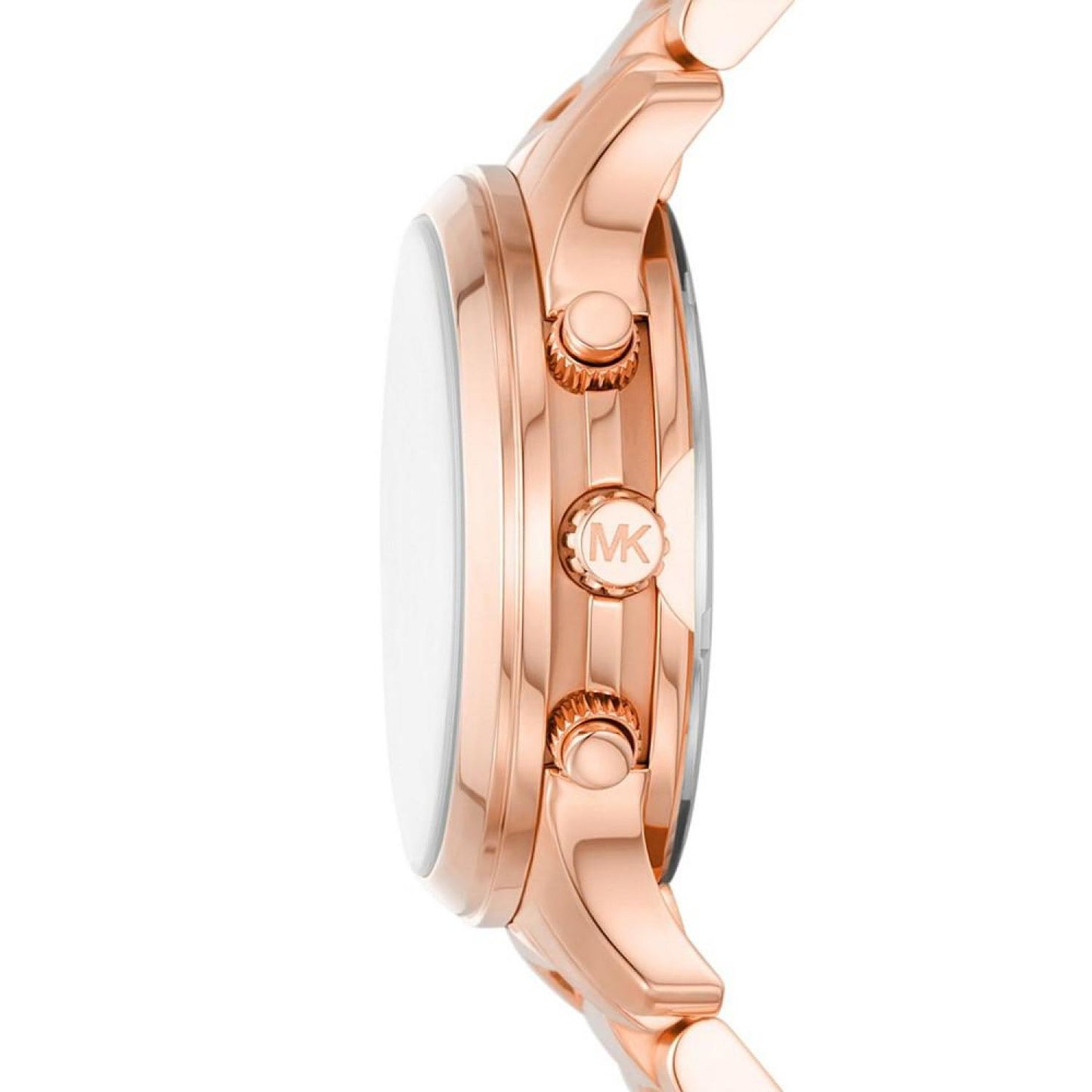 Women's Runway Chronograph Rose Gold-Tone Stainless Steel Bracelet Watch, 34mm