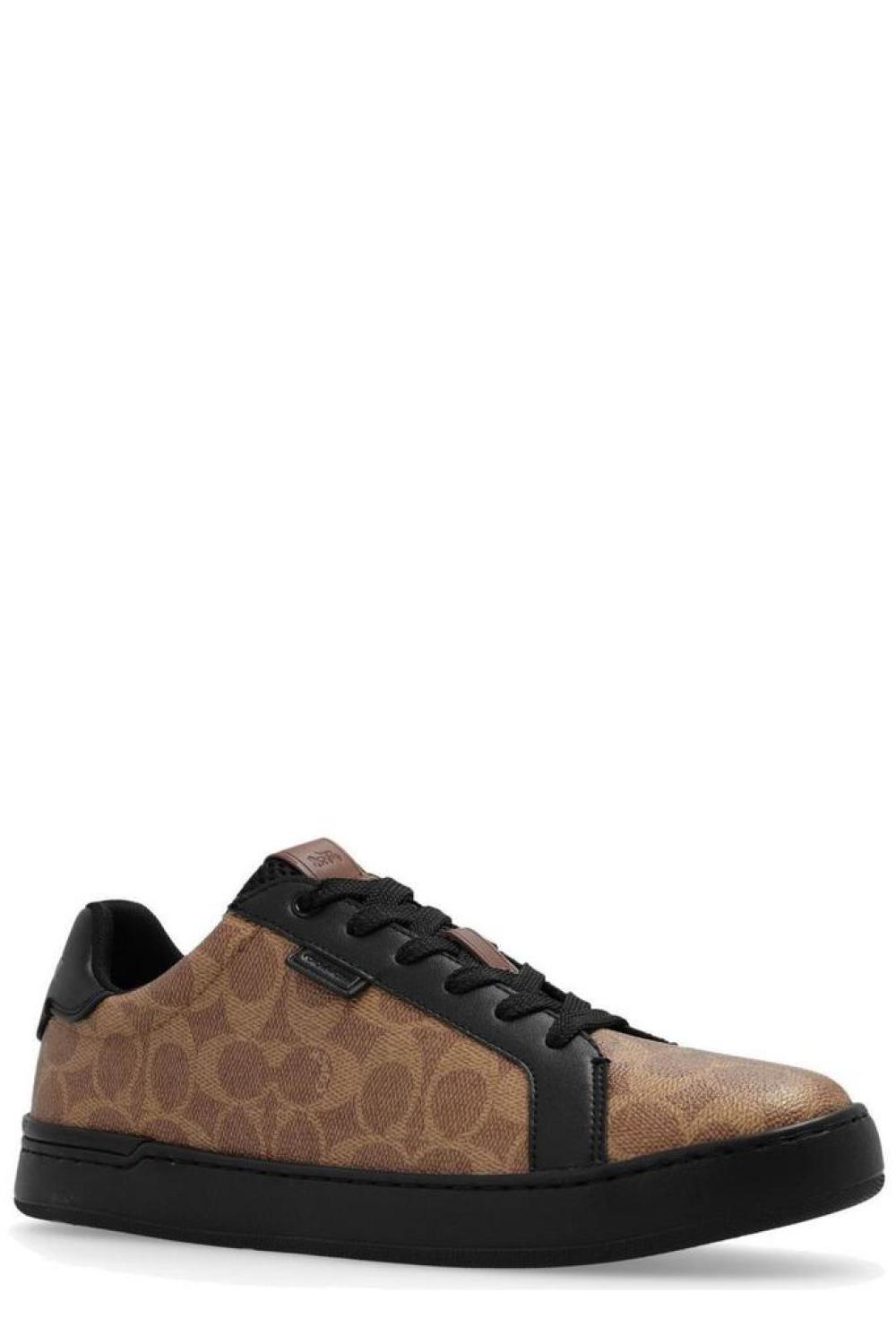 Coach Lowline Monogram Print Low-Top Sneakers