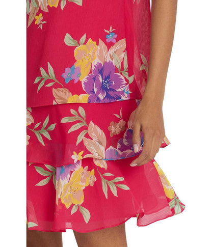 Floral Georgette Shift Dress