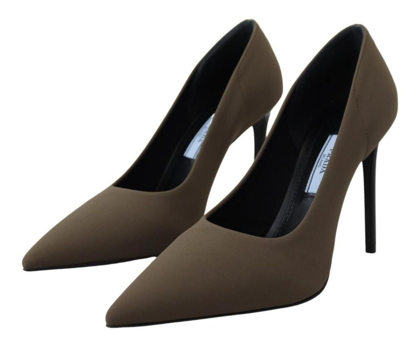 Prada Suede Leather Heels Stilettos Pumps Women's Shoes