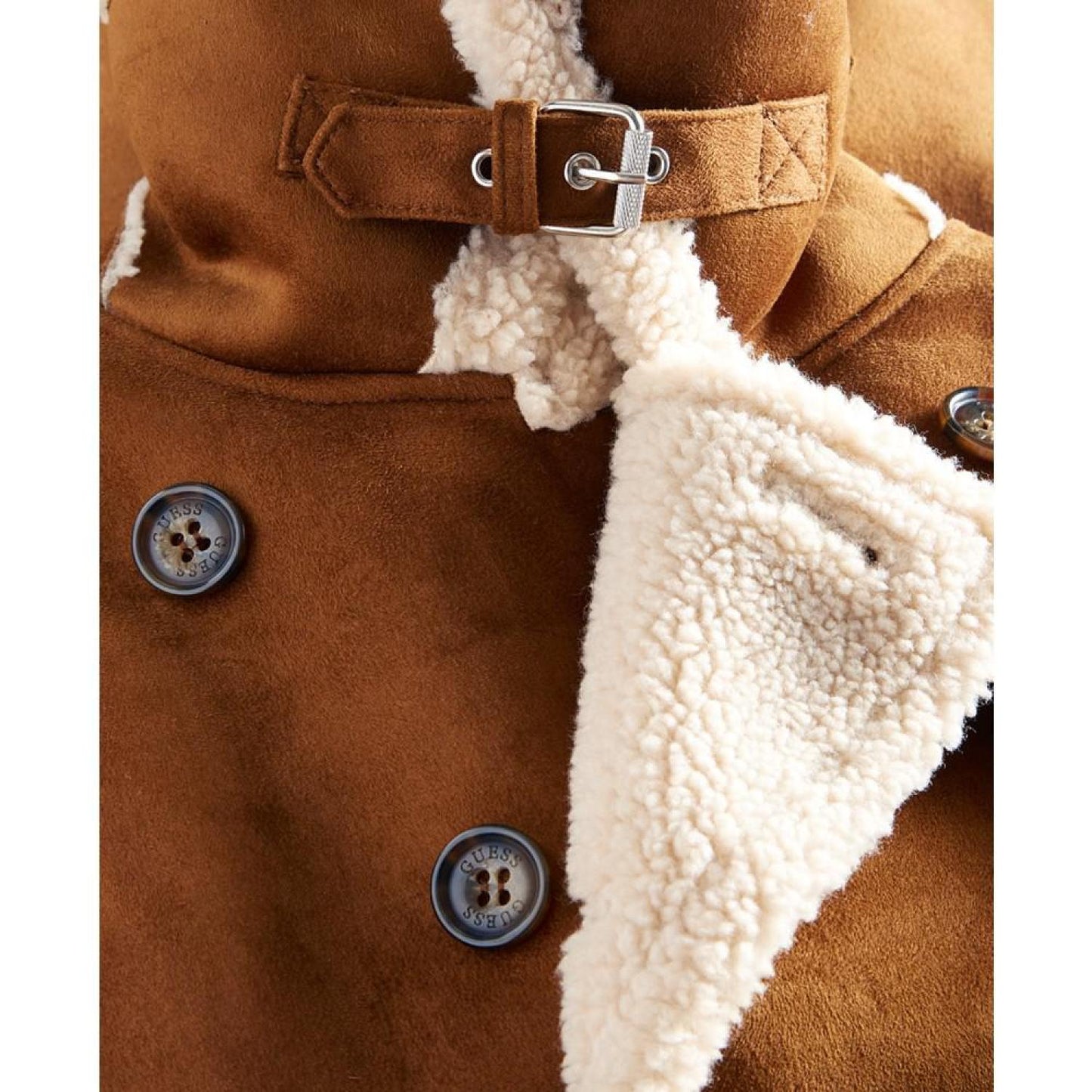 Men's Faux-Shearling Overcoat