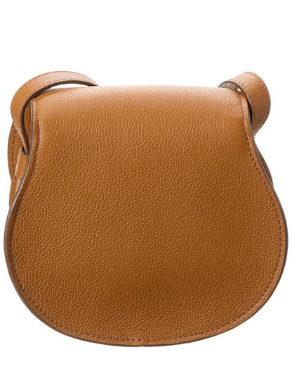 Chloé Marcie Small Leather Saddle Bag