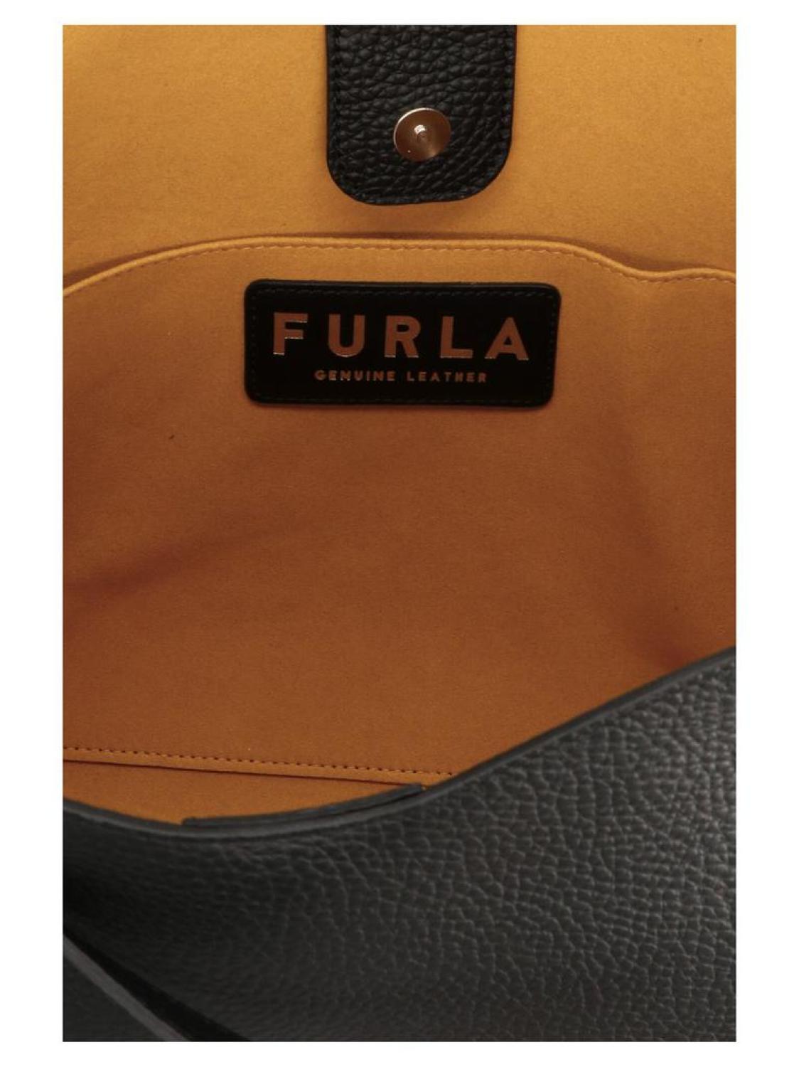 Furla Logo Detailed Large Shoulder Bag