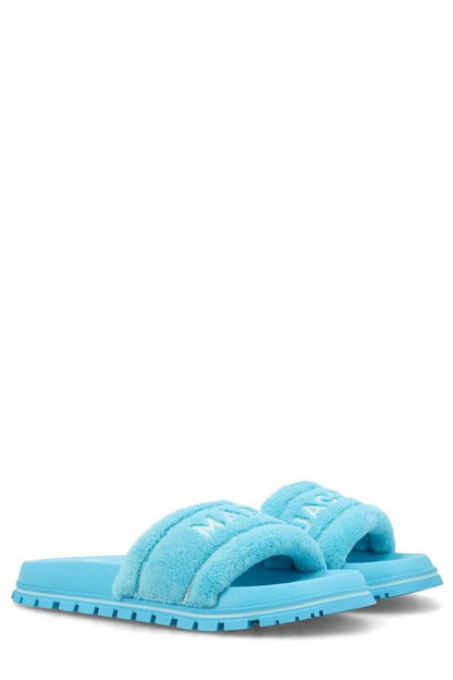 Marc Jacobs Logo Embroidered Slides