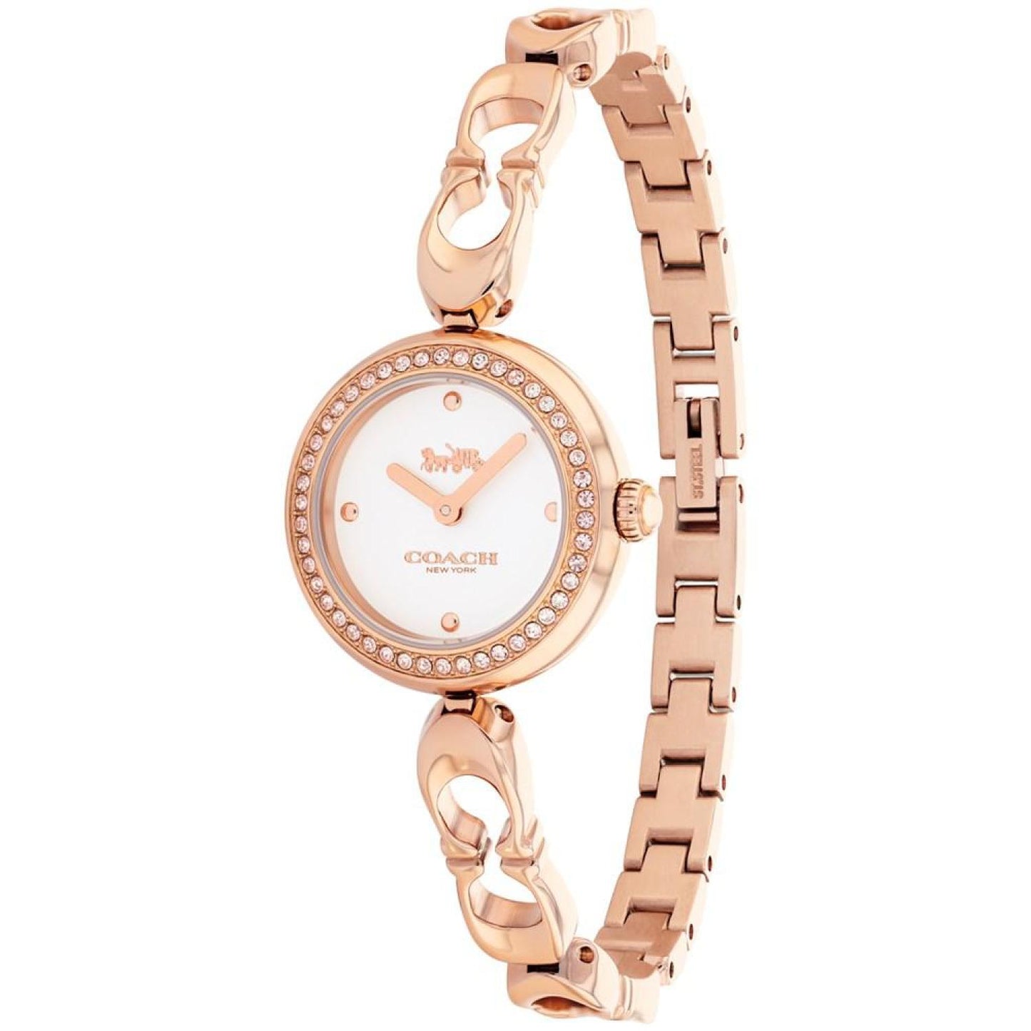 Women's Gracie Quartz Rose Gold-Tone Stainless Steel Bangle Watch 23mm