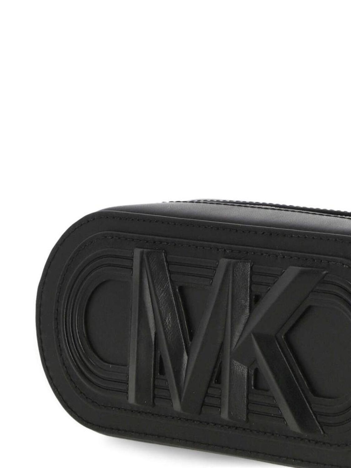 Michael Kors MK Logo Zipped Clutch Bag