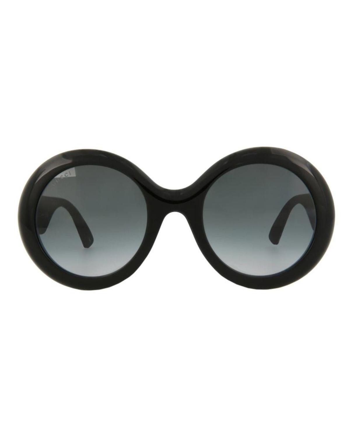 Round/Oval-Frame Acetate Sunglasses