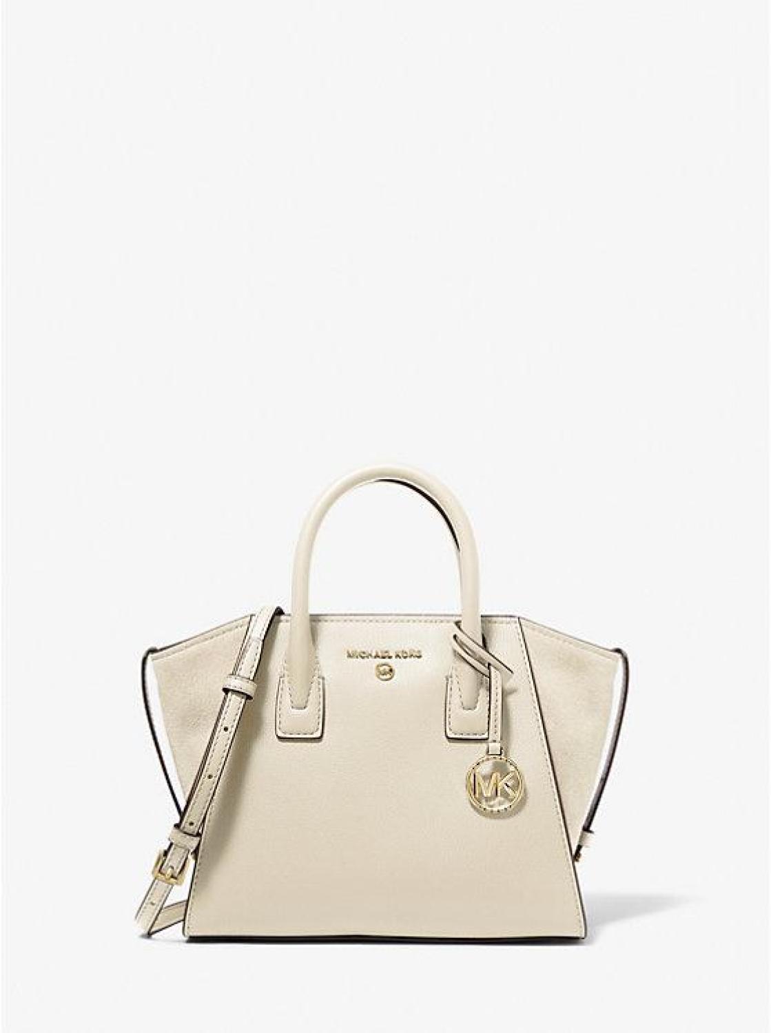 Avril Small Leather Top-Zip Satchel